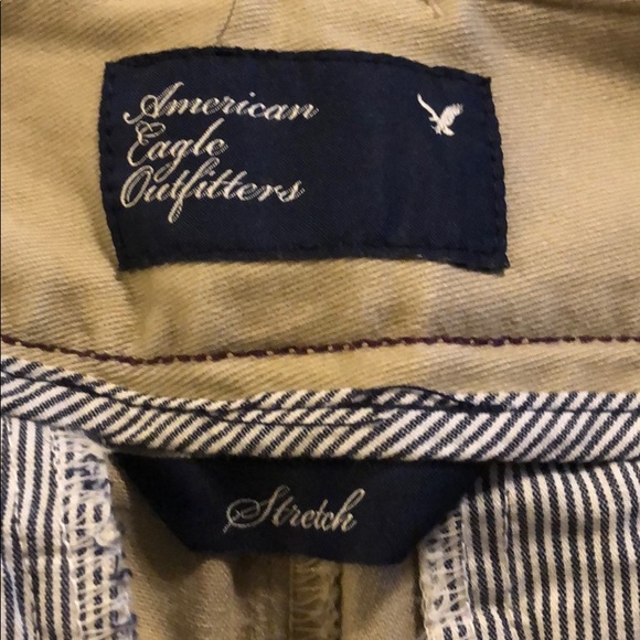 American Eagle tan stretch pants (size 4R ).. - Picture 4 of 5
